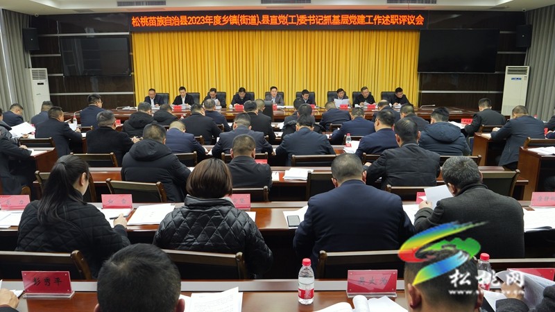 全縣2023年度鄉鎮（街道）、縣直黨（工）委書記抓基層黨建述職評議會議召開