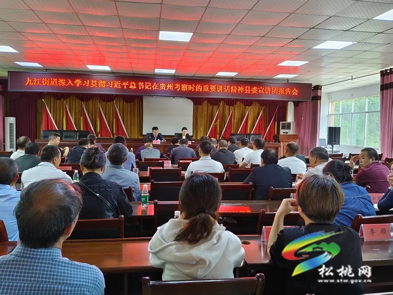 松桃:縣委宣講團分赴各鄉鎮(街道)宣講習近平總書記在貴州考察時的重要講話精神